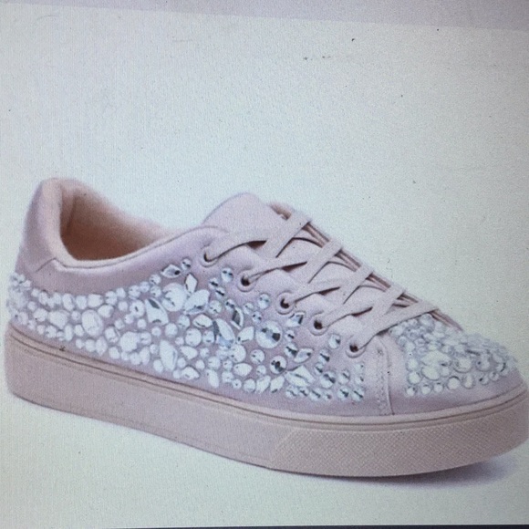 ALDO Zellina rhinestone embellished sneakers - Picture 2 of 7